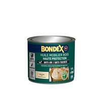 Bondex - Huile Mobilier Bois - Haute Protection - Imperméabilisante et Nourrissante - Incolore - 0,5 litre