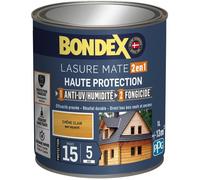 Bondex Lasure 2 en 1 – Satin Haute protection 5 ans – Chêne clair