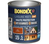 Bondex Lasure 2 en 1 Satin – Haute protection 5 ans – Teck – 1 L