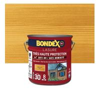 BONDEX - LASURE 8 ans - Indice 30 - Chêne Clair - Satin - 2,5L