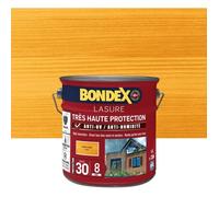BONDEX - Lasure 8 ans - Indice 30 - Chêne Doré - Satin - 2,5L