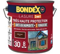 Bondex Lasure 8 ans Indice 30 - Chêne Foncé - Satin - 2,5 L