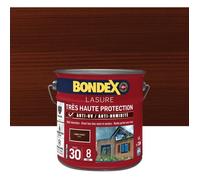 BONDEX - Lasure 8 ans - Indice 30 - Chêne Foncé - Satin - 2,5L