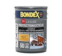 BONDEX - Lasure Bois Protection Extrême - Anti-UV/Humidité - Haute Résistance - Séchage Rapide - 5L - Chêne Clair