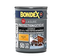BONDEX - Lasure Bois Protection Extrême - Anti-UV/Humidité - Haute Résistance - Séchage Rapide - 5L - Chêne Doré
