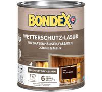 Bondex Lasure de protection contre les intempéries Rio-Palissandre 0,75 L pour 9 m² | Anti-gouttes et anti-éclaboussures | Excellente protection UV | Application sûre à partir de 2 °C | satiné |