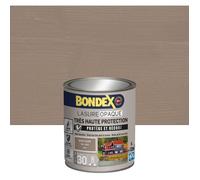 BONDEX - Lasure Opaque Indice 30 - Brun taupe Ral 1019 - Satin - 1L