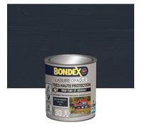 BONDEX - Lasure Opaque Indice 30 - Gris anthracite Ral 7016 - Satin - 1L