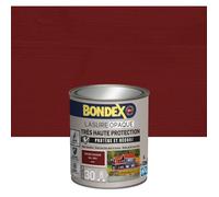BONDEX - Lasure Opaque Indice 30 - Rouge basque Ral 3004 - Satin - 1L