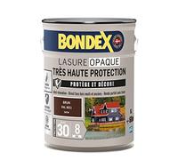 BONDEX Lasure Opaque Très Haute Protection Extérieur Brun Ral 8011 5 L