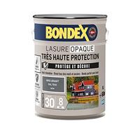 BONDEX Lasure Opaque Très Haute Protection Extérieur Gris Ral 7040 5 L