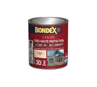 Bondex Lasure 2 en 1 Très Haute Protection 8 ans – Extérieur Anti-UV/Humidité – Satin 1L Incolore