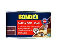 Pâte à bois 2 en 1 Chêne foncé - BONDEX - 250g