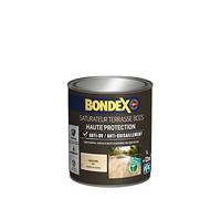 BONDEX - Saturateur Terrasse Bois Intérieur & Extérieur - Idéale pour Rénover, Décorer et Protéger - À Base d'Eau - Haute Protection - Anti-UV, Anti-Grisaillement - Mat - 1L - Incolore