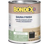 Bondex Sauna Finish Noir 1 l pour 12 m² | Résistant à l'eau et à la saleté | Protection à base de cires naturelles | Pas d'évaporation ni de décoloration | Soie mate | Entretien du bois | Cire du bois