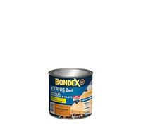 Bondex Vernis 2 en 1 Haute Résistance – Protège et embellit le bois – Chêne moyen mat 0,25 L