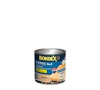 BONDEX - Vernis 2 en 1 Haute Résistance - Protège et Embellit le bois - Incolore Mat - 0,25 Litre