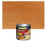 BONDEX - Vernis - Protège et Embellit le Bois - Brillant - 0,25l - Chêne moyen