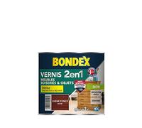 BONDEX - Vernis - Protège et Embellit le Bois - Satin - 0,5l - Chêne foncé