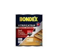 BONDEX VITRIFICATEUR SATIN POUR PROTEGER ET RÉNOVER LES PARQUETS ET ESCALIERS - INCOLORE