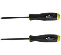 Bondhus 10610 Lot de 2 tournevis à extrémité sphérique 3/16" avec finition ProGuard, 9,4 cm