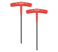 Bondhus 15260 Lot de 2 tournevis hexagonaux à poignée en T 4 mm 15,2 cm Multicolore Taille unique