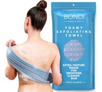 BONDI Gant de toilette exfoliant pour peau lisse - Extra long - Parfait pour le gommage du dos - Fabriqué au Japon