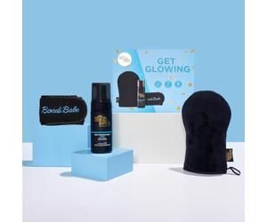 Bondi Sands Get Glowing Kit de démarrage 3 pièces foncé | Ensemble autobronzant | Fabriqué en Australie | Végétalien et sans cruauté envers les animaux