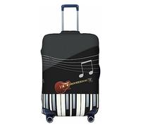 BONDIJ Housse de bagage de voyage, anti-poussière pour guitare, piano et valise de 45,7 à 81,3 cm, Noir , M