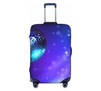 BONDIJ Housse de protection anti-poussière pour valise de Noël à paillettes dorées de 45,7 à 81,3 cm, Noir , S