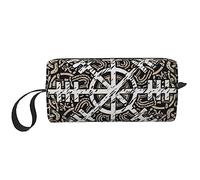 BONDIJ Trousse de maquillage de voyage, trousse de toilette portable, grande capacité, sac de rangement multifonctionnel
