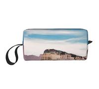 BONDIJ Trousse de maquillage de voyage, trousse de toilette portable, grande capacité, train de marchandises, sac de voyage, sac de rangement multifonctionnel, blanc, taille unique, BLANC, One Size