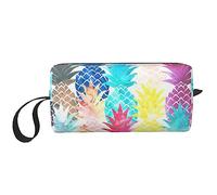 BONDIJ Trousse de maquillage de voyage, trousse de toilette portable, grande capacité, trousse de maquillage de voyage, sac de rangement multifonctionnel, blanc, taille unique, BLANC, One Size