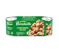 BONDUELLE - Champignons Entiers de Qualité Supérieure, Prêts à l'emploi, Boîte 345g - Lot de 4