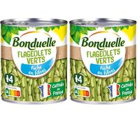 BONDUELLE - Flageolets Verts Extra-Fins - Sans Conservateur - Nutri-Score A - Boîte de Conserve 800 g (Lot de 2)