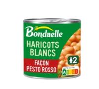 BONDUELLE Haricots Blancs Façon Pesto Rosso 400g