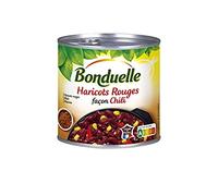 Bonduelle Haricots rouges façon Chili, finement épicés - La boîte de 400g