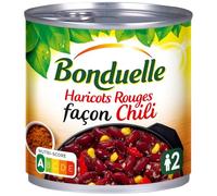 Bonduelle Haricots rouges façon Chili, finement épicés - La boîte de 400g