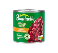 BONDUELLE - Haricots Rouges Nature - Gamme Très Peu de Jus - Sans Conservateur - Nutri-Score A - Boîte de Conserve 310 g