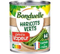 Bonduelle Haricots verts extra fins bonduelle cuits vapeur - La boîte de 440g