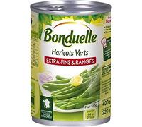 Bonduelle Haricots Verts Extra Fins & Rangés 400g (lot de 10)