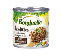 BONDUELLE - Lentilles Cuites Dans Très Peu De Jus 265G - Lot De 4 - Offre Special