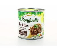 BONDUELLE - Lentilles Cuites, Très Peu De Jus, 265g - Lot De 4