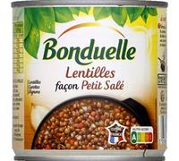 Bonduelle Lentilles façon petit salé - La boîte de 400g