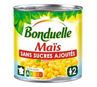 BONDUELLE Maïs Sweet Grains 285G, conserve de légumes savoureuse pour vos recettes faciles et rapides- Lot De 4