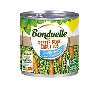 Bonduelle Pois carottes ss arome ajoute - La boite de 265g