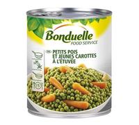BONDUELLE Pois Et Jeunes Carottes 530g
