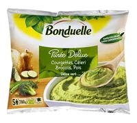 Bonduelle Purée Délice courgettes, céleri brocolis, pois, surgelés - Le sachet de 780g