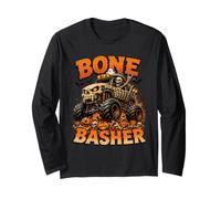 Bone Basher Halloween Monster Truck Ghost Pumpkin Manche Longue