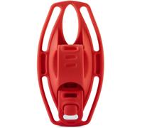 Bone Bike Tie 3 support pour téléphone portable, pour vélo, taille ajustable, rouge, 4.7-7.2", silicone, support pour guidon, cz